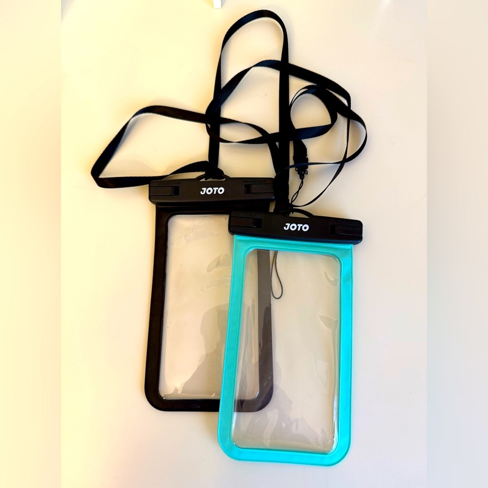 Waterproof Phone Pouch - Black and Blue